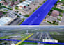professionally edit aerial drone photos with property highlights, overlay